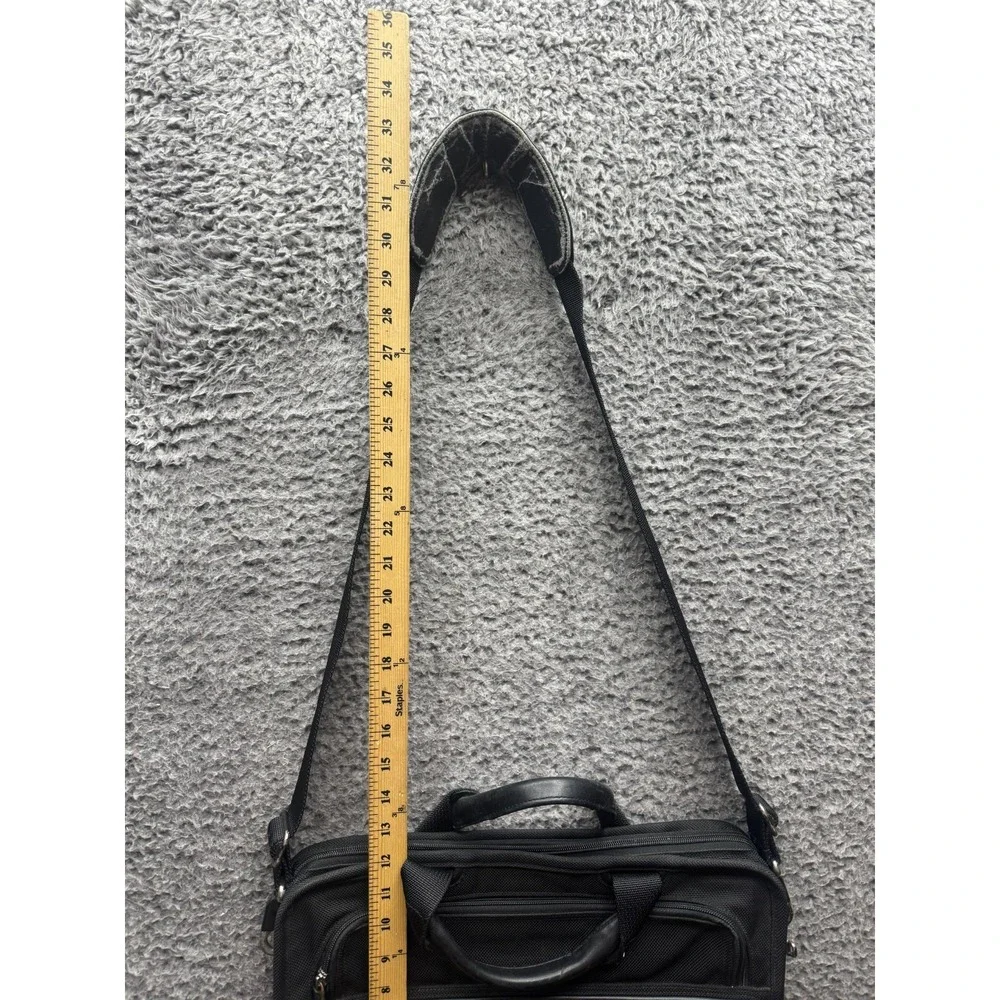 Tumi Nylon Laptop Briefcase Crossbody Messenger‎ Bag Black 26101D4
